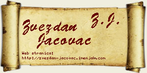 Zvezdan Jačovac vizit kartica